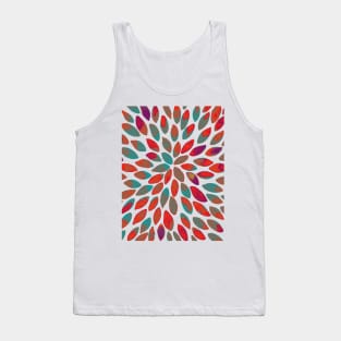 Watercolor brush strokes - multicolor Tank Top